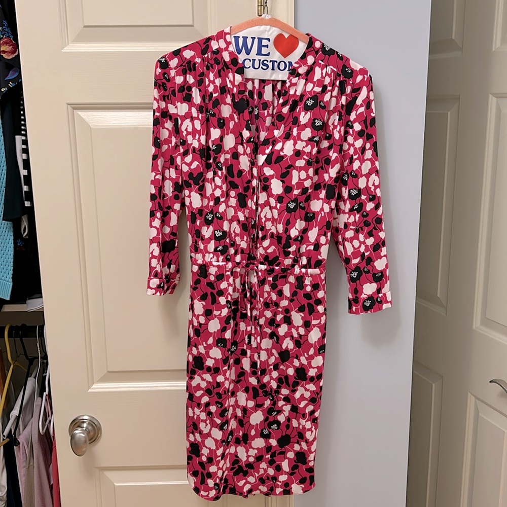 Diane Von Furstenburg floral silk dress